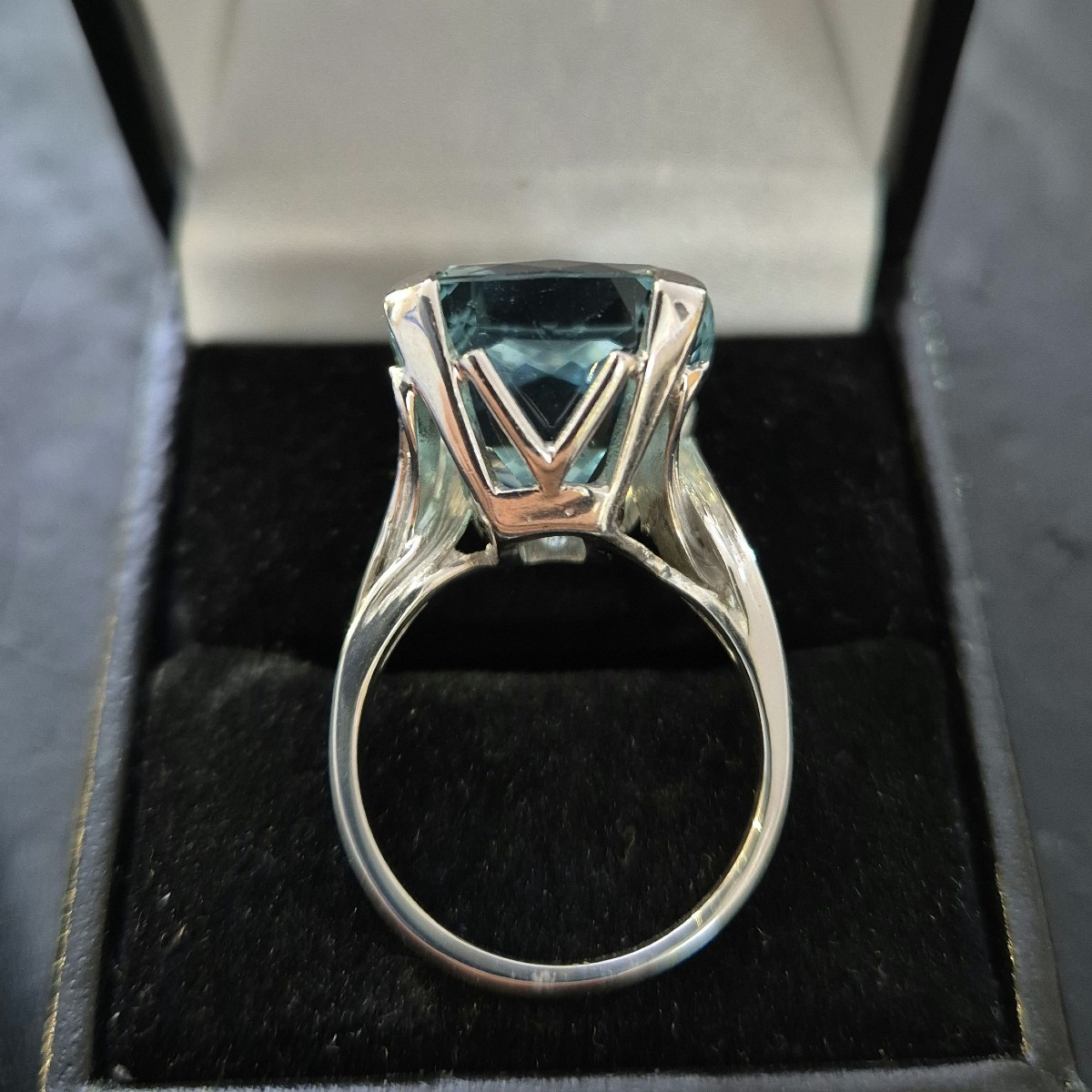 1960s Aquamarine Ring-photo-1