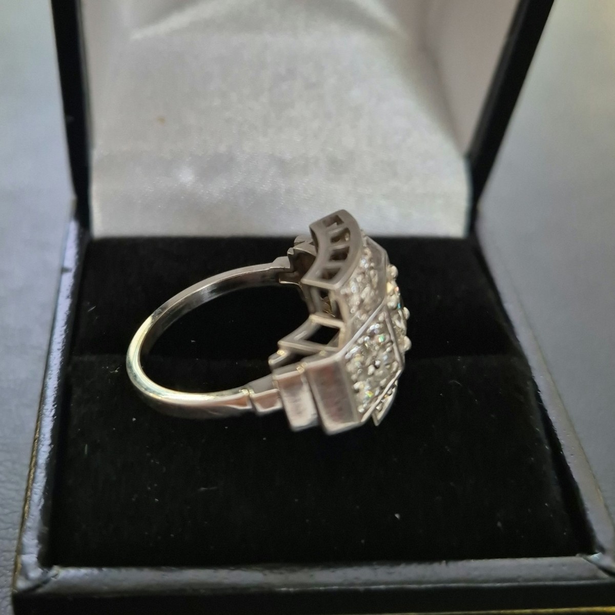 Art Deco Style Gold And Diamond Ring-photo-1