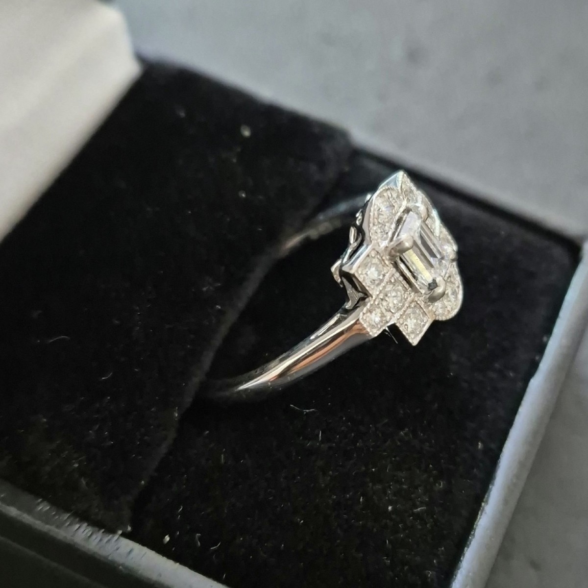 Bague style art déco diamants-photo-2