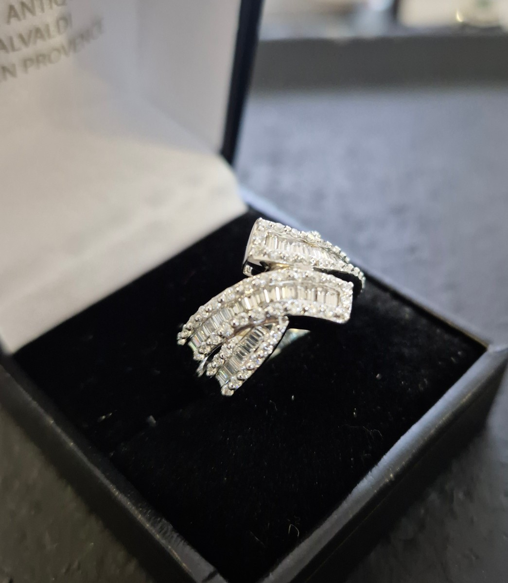 Vintage Baguette Diamonds Ring-photo-2