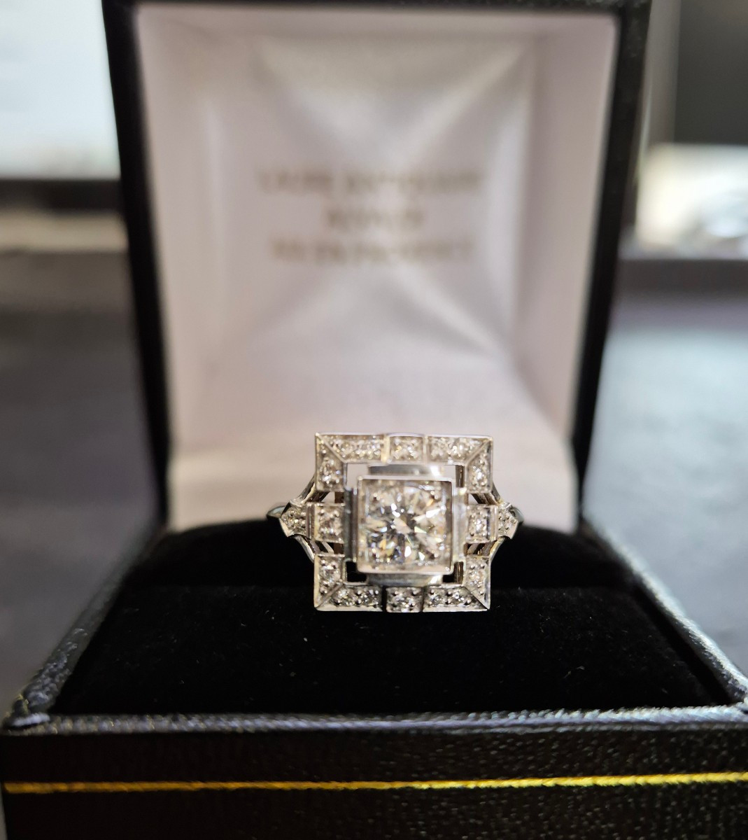 Bague style art déco diamants-photo-2