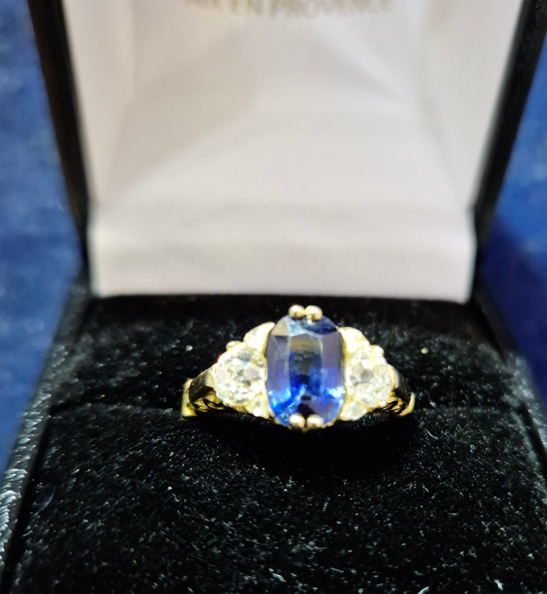 Diamond Sapphire Ring-photo-3