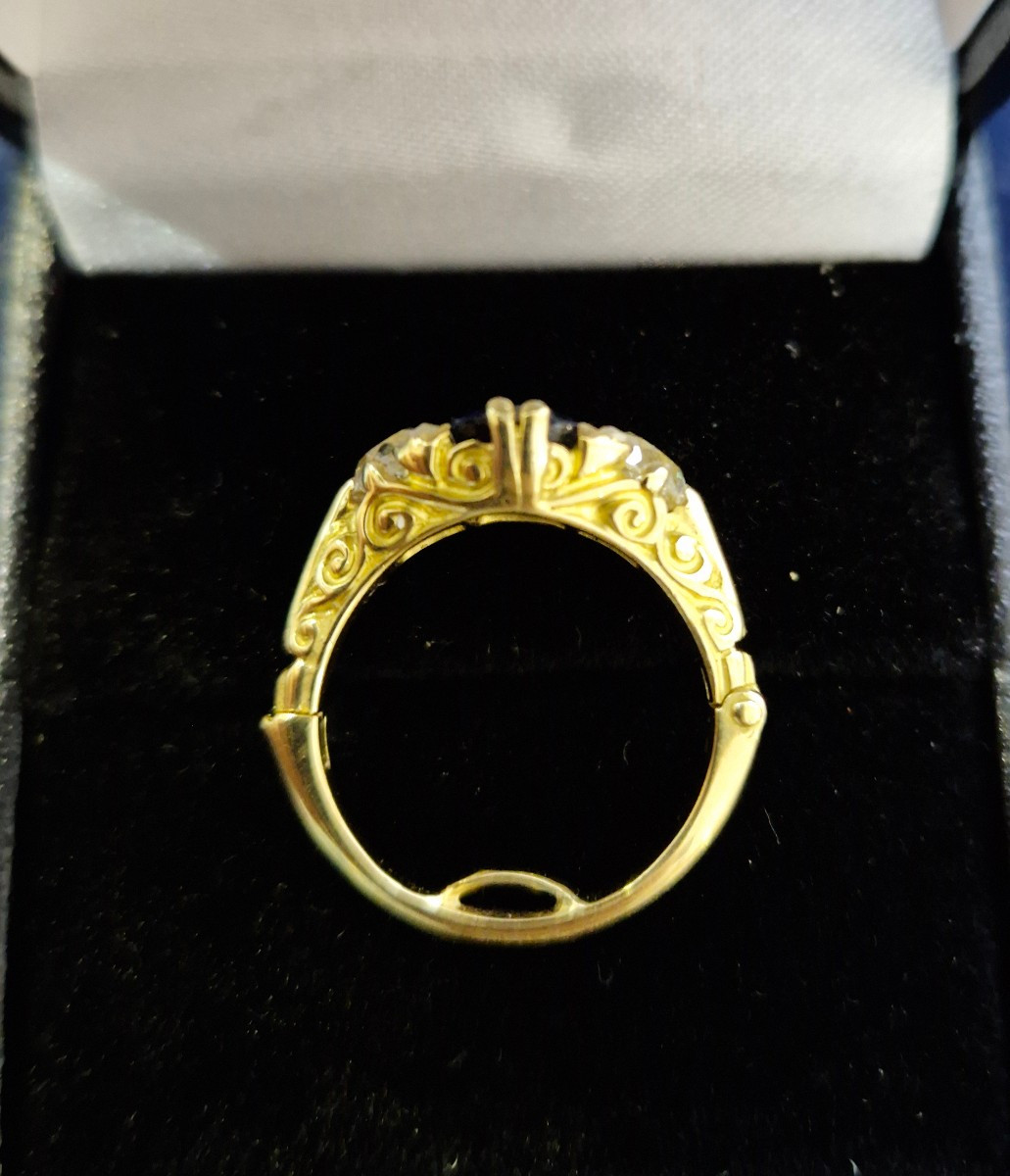 Diamond Sapphire Ring-photo-1