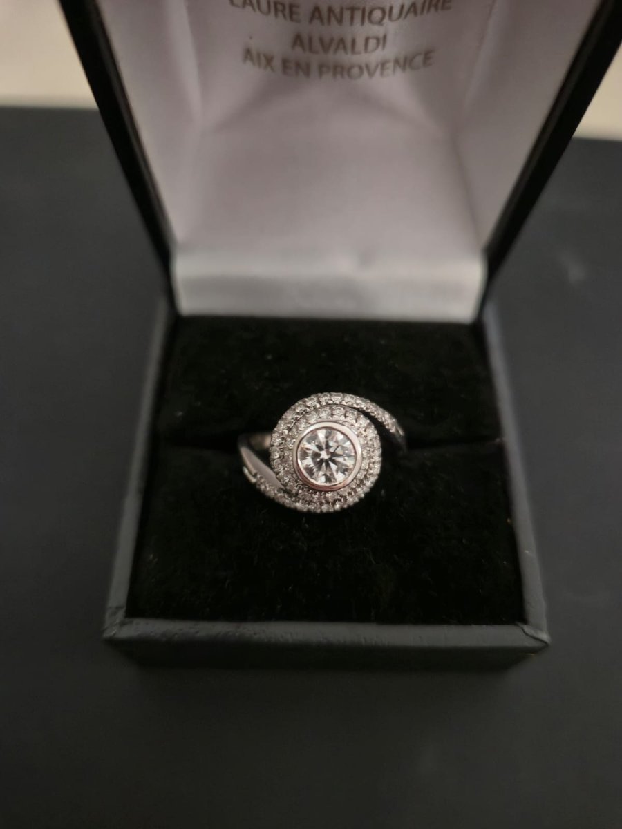 Damiani X Brad Pitt Diamond Solitaire Ring