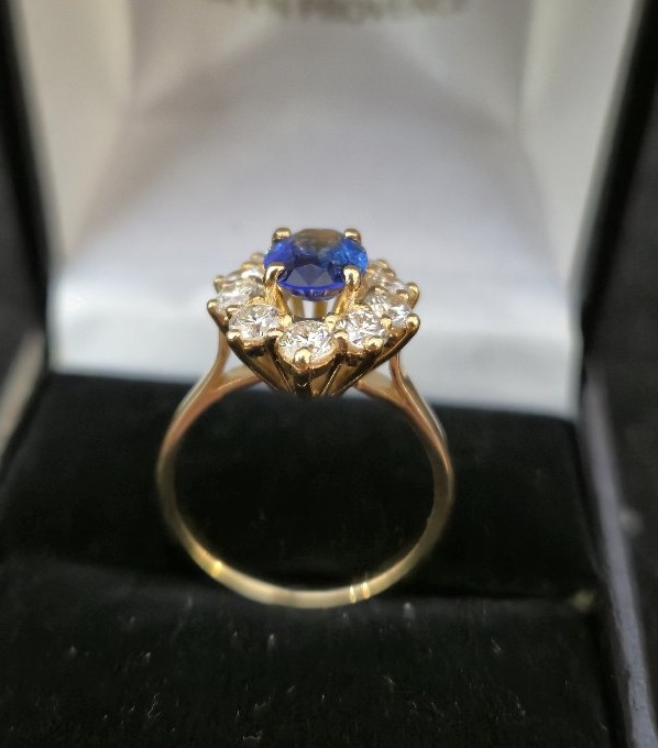 Bague Marguerite Saphir-photo-2