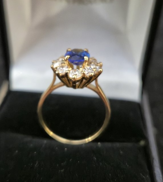 Bague Marguerite Saphir-photo-1