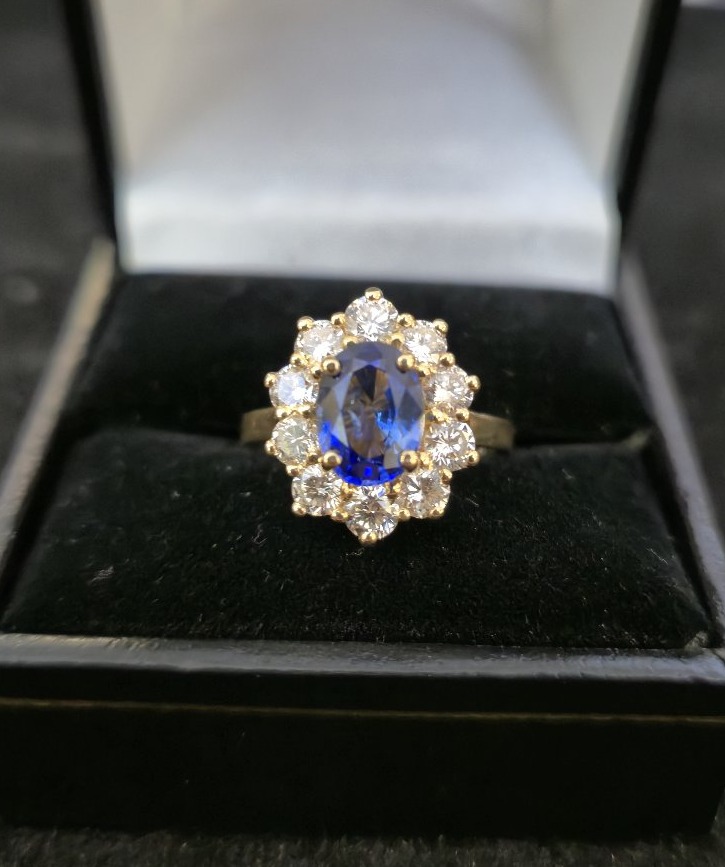 Bague Marguerite Saphir