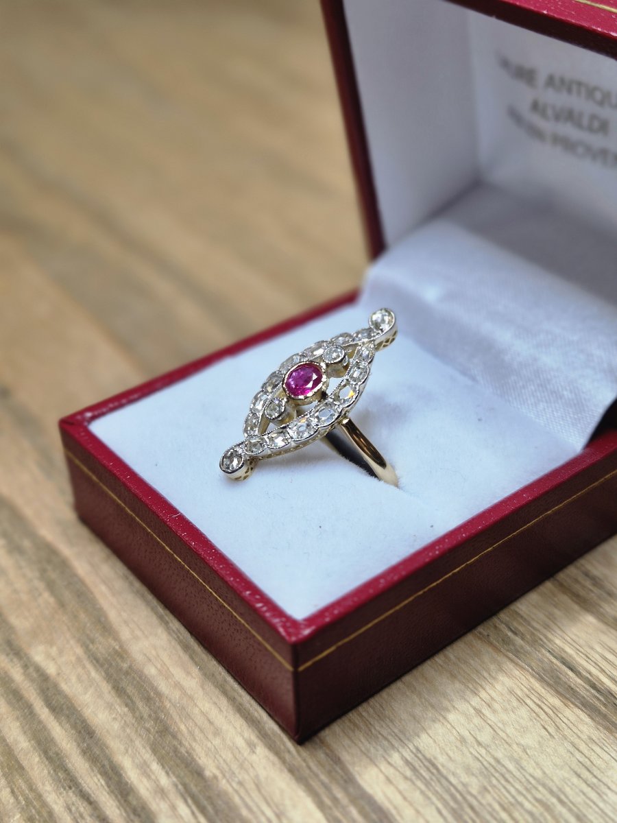 Bague vintage Napoléon III-photo-3