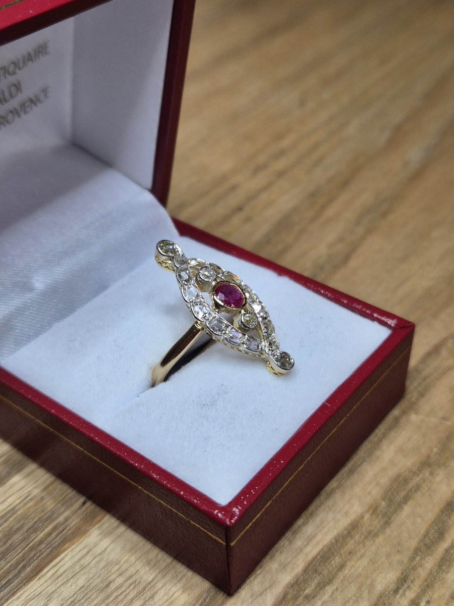 Bague vintage Napoléon III-photo-4