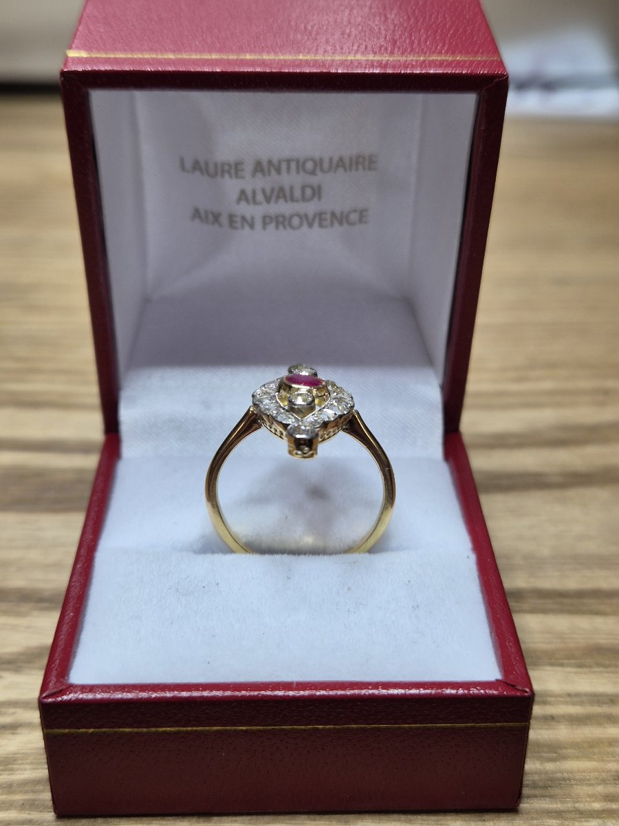 Bague vintage Napoléon III-photo-3