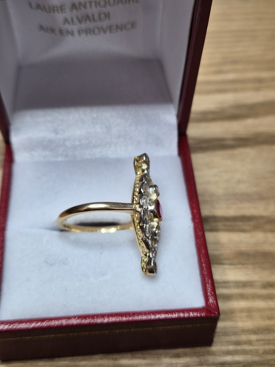 Bague vintage Napoléon III-photo-5