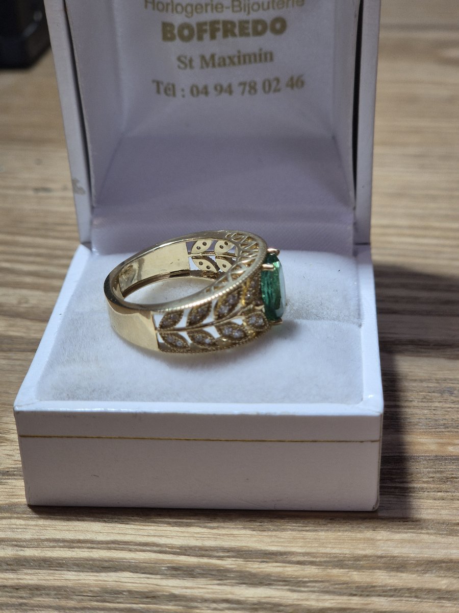 Bague couronne de laurier-photo-3