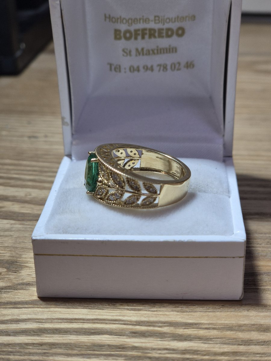 Bague couronne de laurier-photo-4