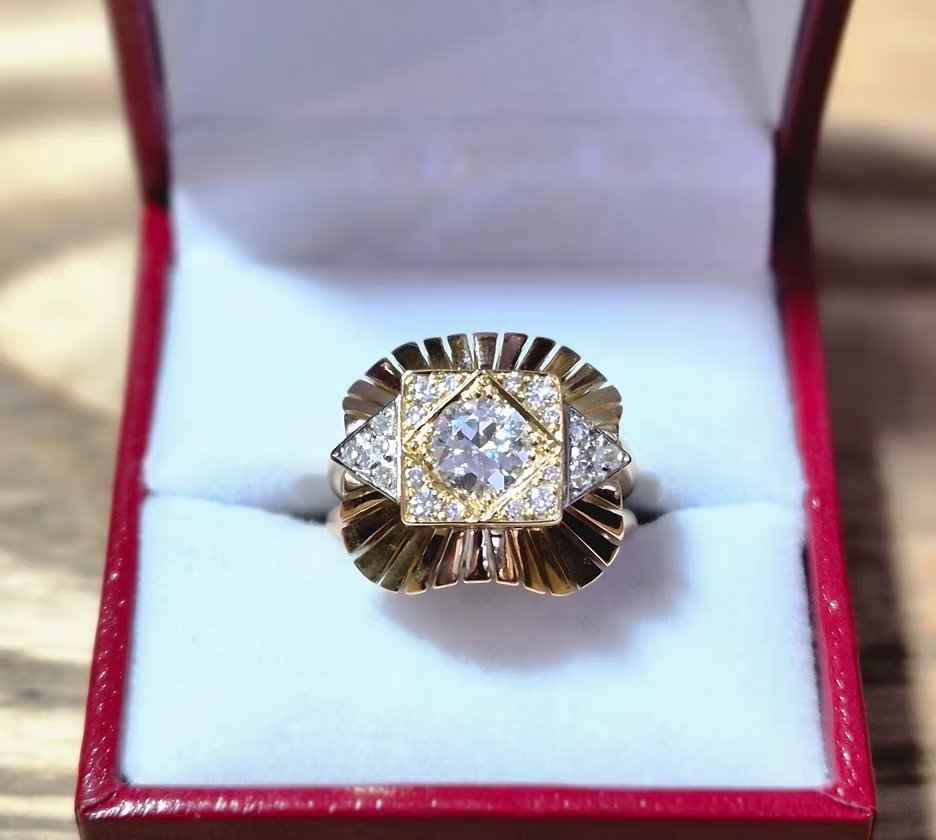 Bague cocktail vintage