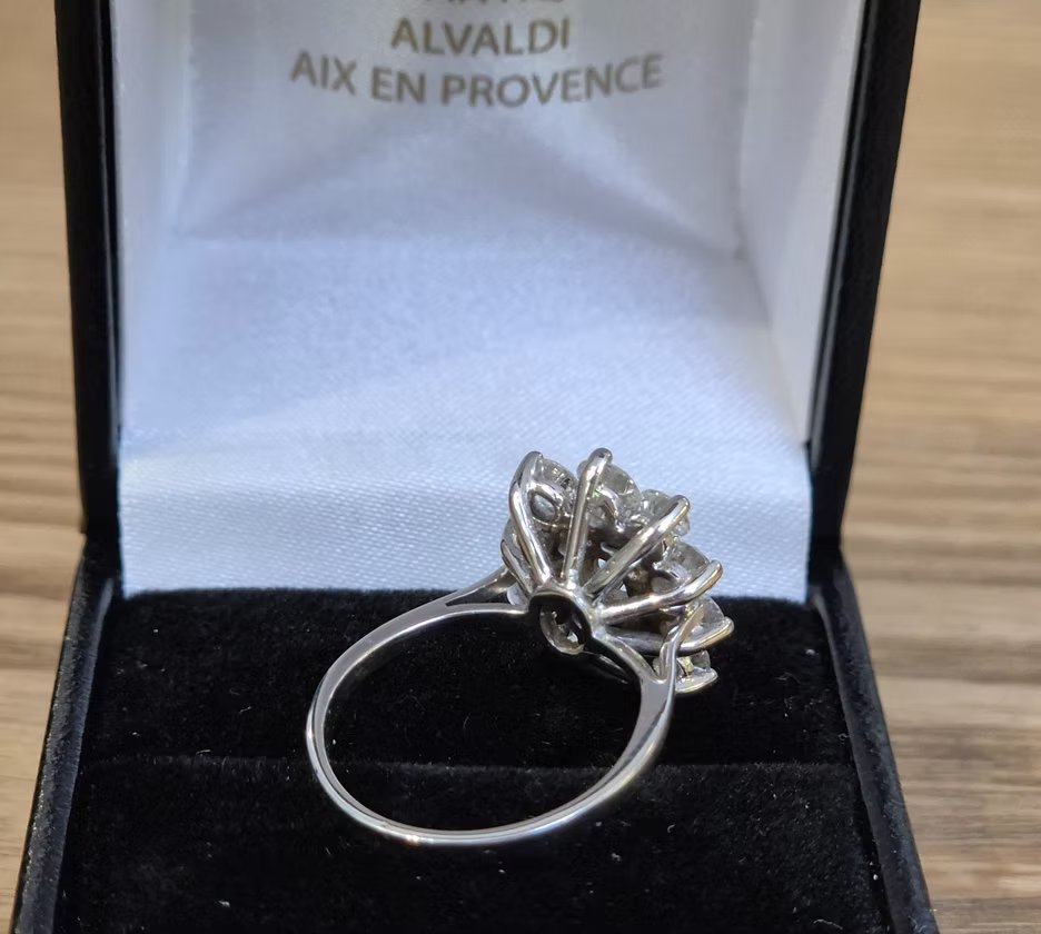 Bague marguerite diamant-photo-1