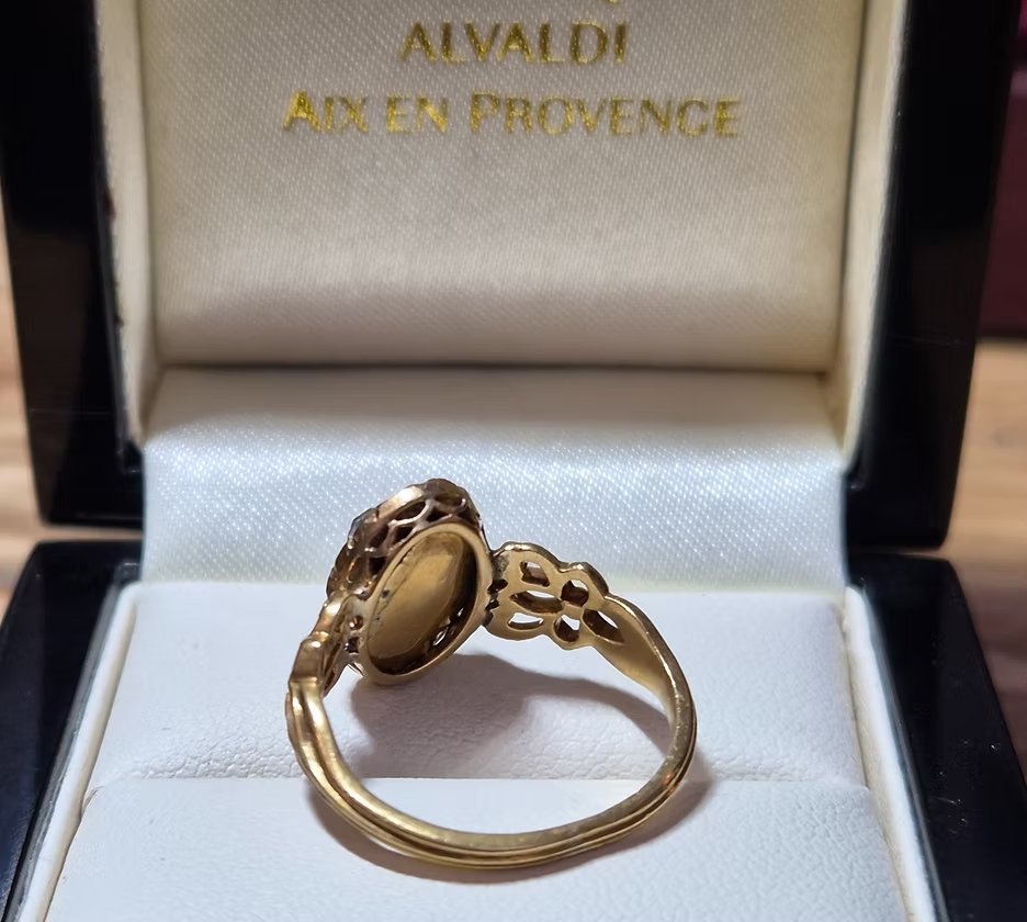 Antique Ring From The 18th Century-photo-3