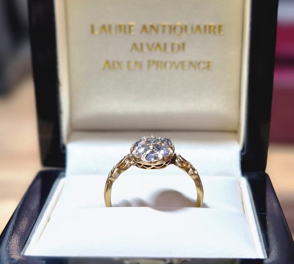 Antique Ring From The 18th Century-photo-5