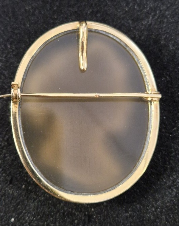 Late 19th-century Agathe Cameo Brooch -photo-1