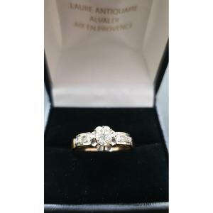 Bague Solitaire Diamant Taille Ancienne