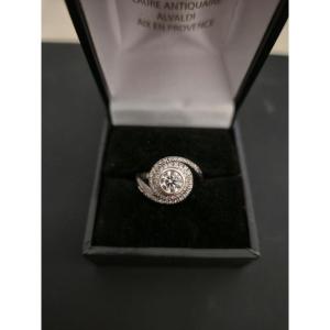 Bague solitaire diamant DAMIANI x BRAD PITT