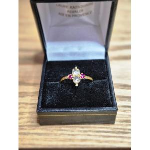 Ruby And Diamond Ring