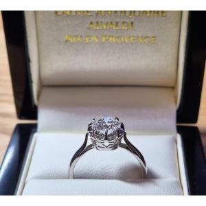 Bague solitaire Diamant 1,36 Carat