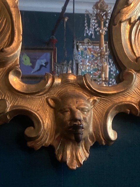 Italian Mirror From The 18th Century-photo-2