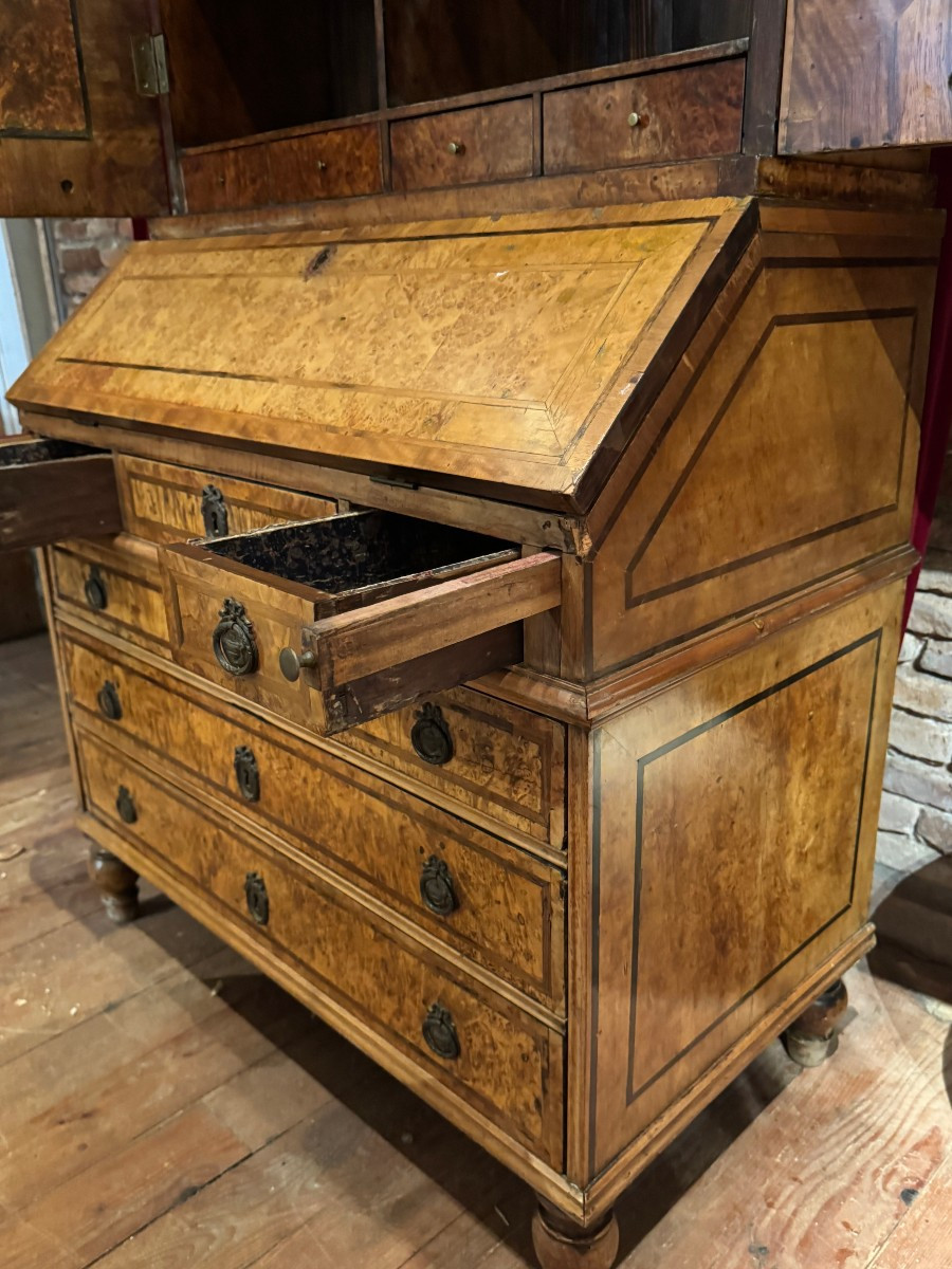 Cabinet en  ronce de noyer-photo-3