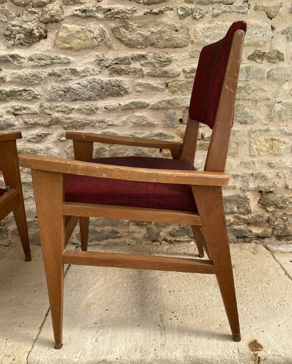 Paire de fauteuils escamotables de chez David frères.-photo-8