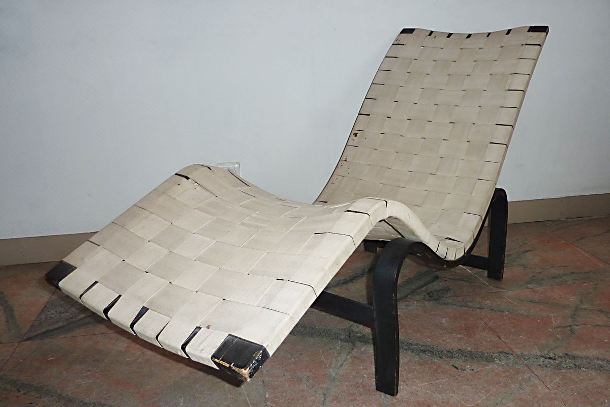 Bruno MATHSSON (Suède 1907-1988) - CHAISE LONGUE "MODÈLE 36",  vers 1939.-photo-2