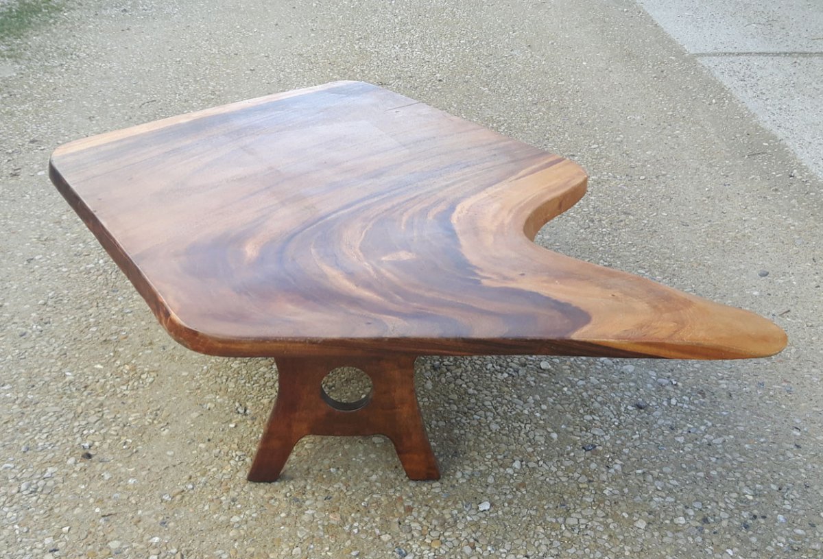 In The Style Of  Georges Nakashima (1905-1990) - Coffee Table, 1970s.-photo-2
