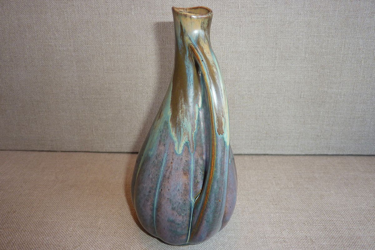 Manufacture Denbac  (vierzon 1909-1952) - Art Nouveau Pitcher-photo-2