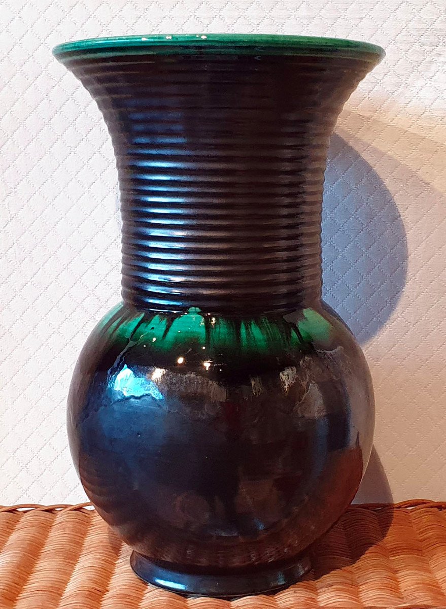 Accolay Pottery (1945-1983) - Ceramic Baluster Vase-photo-2
