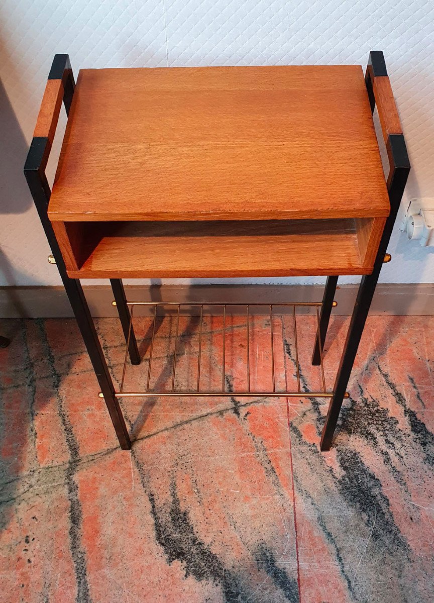 Bedside Table - Side Table, 1940s.-photo-4