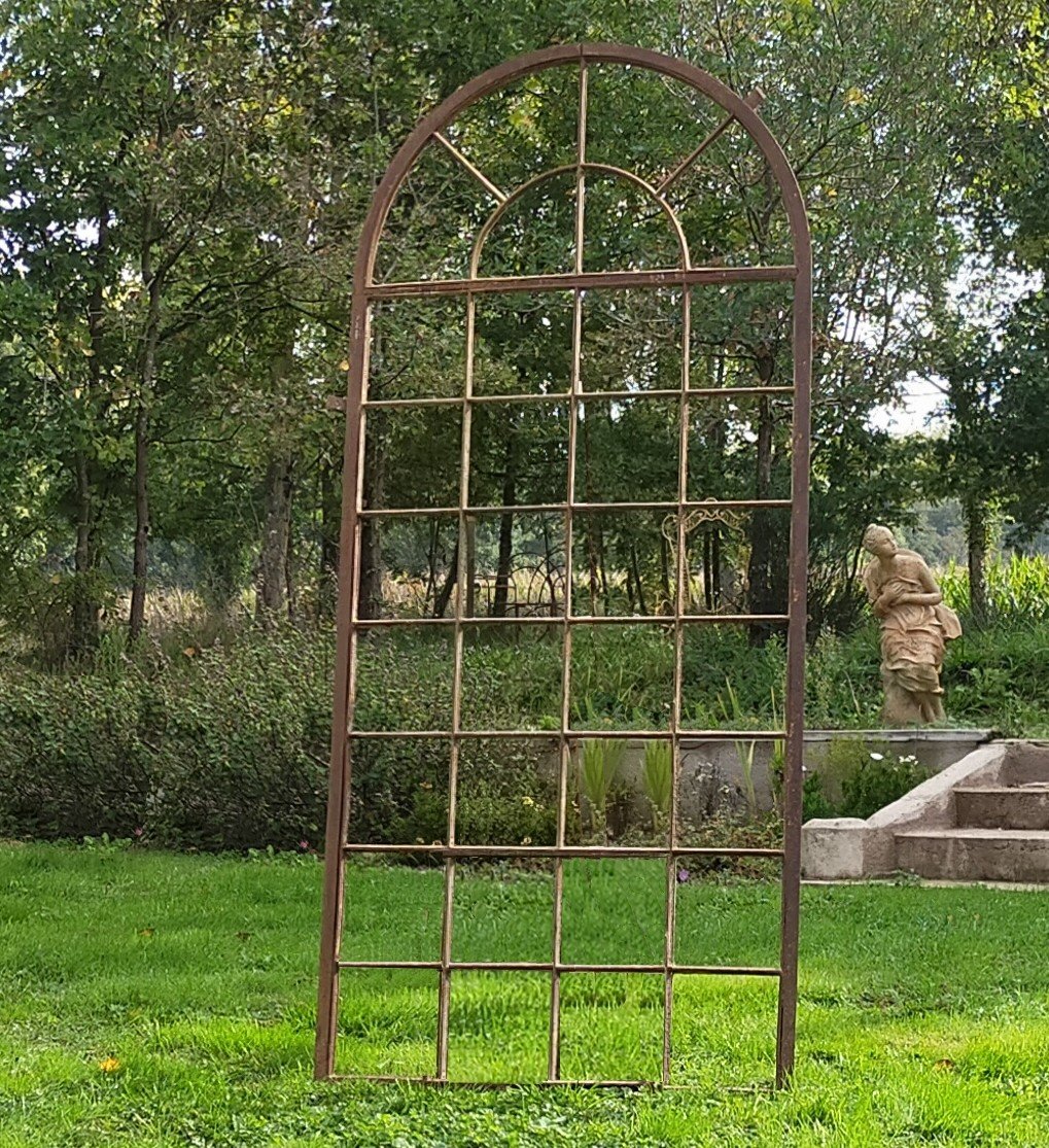 Trois Fenêtres d'Orangerie d'Epoque XIXème Porte ancienne Portes Serre Loft Atelier