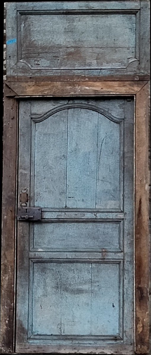 Porte & Son Cadre Et Supra Porte d'époque XVIIIème Louis XV Boiserie Portes-photo-1