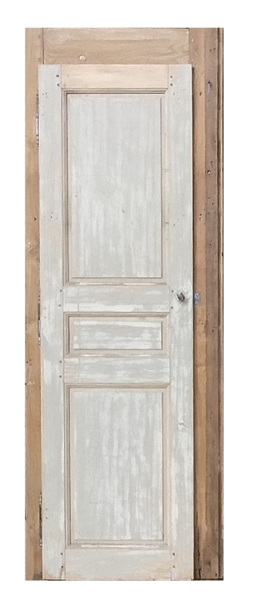 Old 18th Century Closet Door With Its Oak Frame