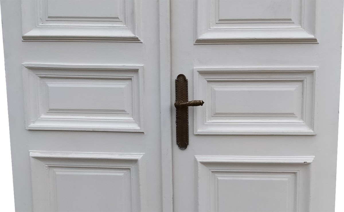 Double Doors Haussmann Period In Oak-photo-3