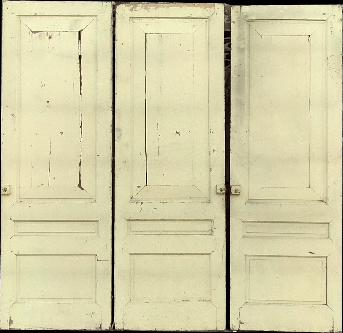 Trois Grandes Portes Anciennes d'époque Haussmann XIXème Placards Boiseries-photo-5