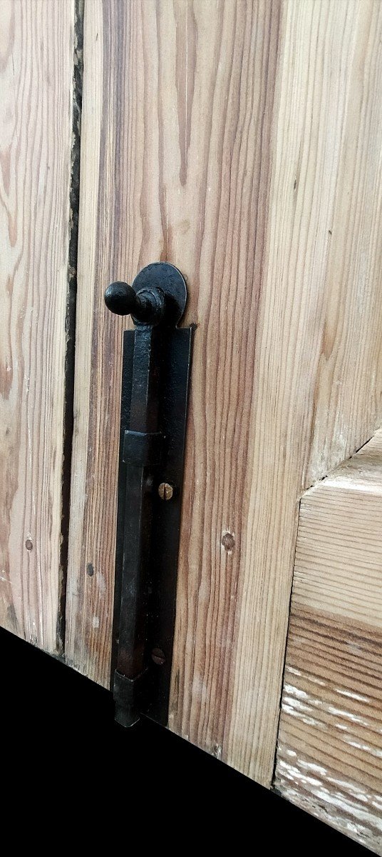 6 Old Opulent Communication Doors Or Closet In Larch-photo-2