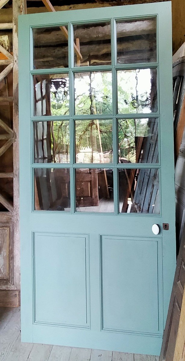 Porte Vitrée Ancienne 12 Carreaux-photo-3