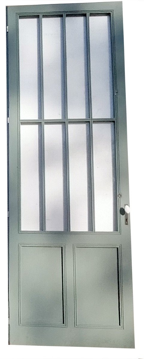 Old Glass Door With 6 Panes-photo-1