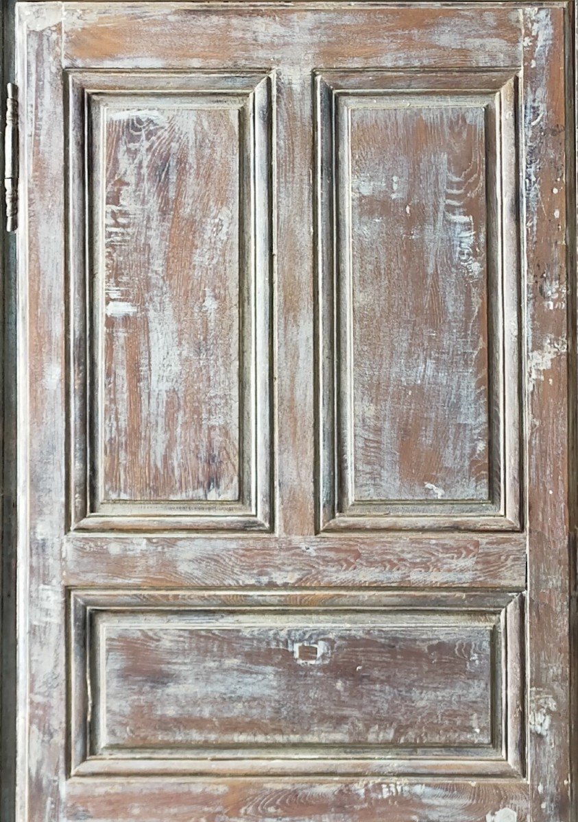 Porte Ancienne d'époque XVIIIème En Chêne Boiserie-photo-2