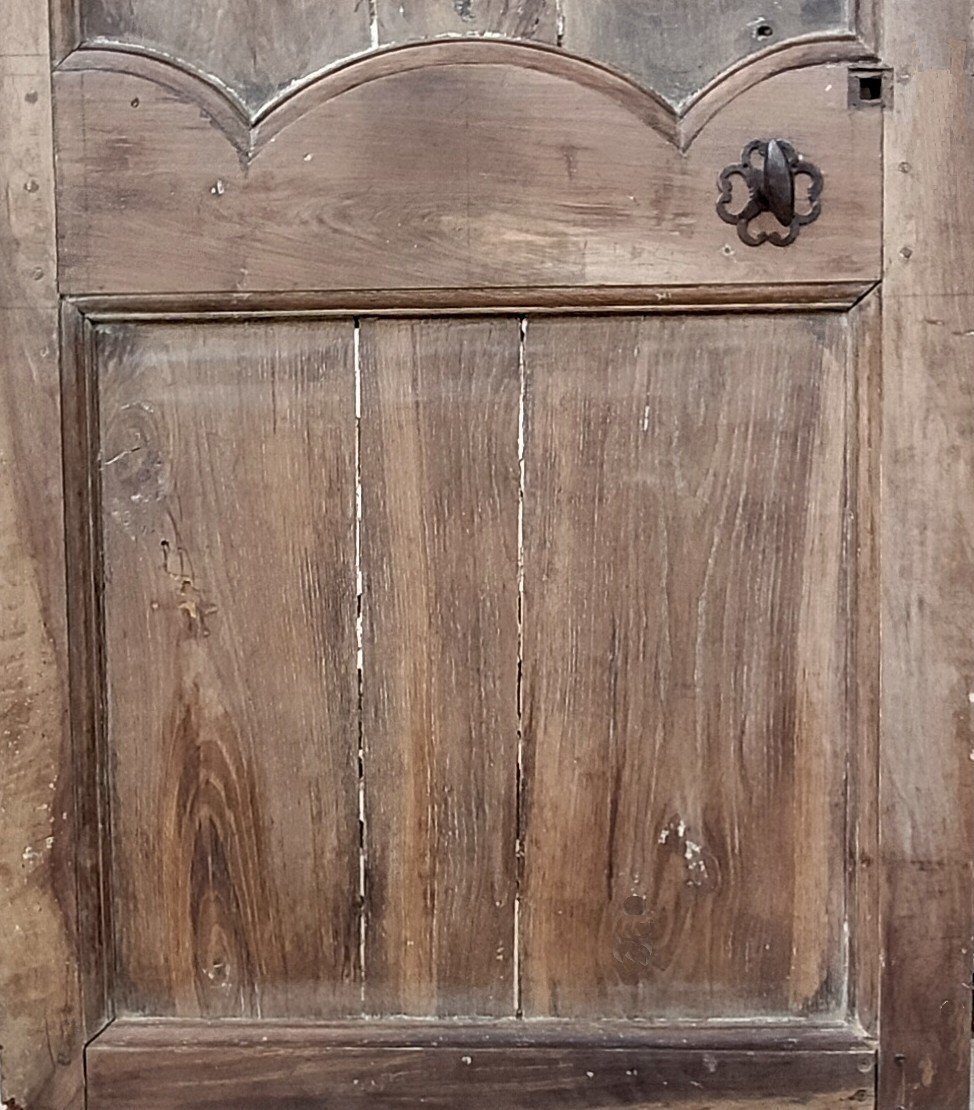 Porte Ancienne En Noyer XVIIIème Portes Boiserie-photo-4