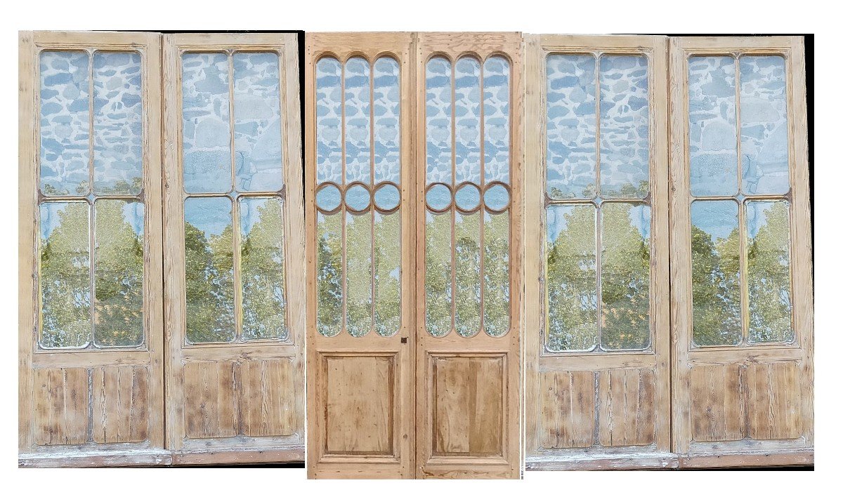 Very Original And Attractive Old Double Glass Door Decoration Boutique Store Workshop-photo-3