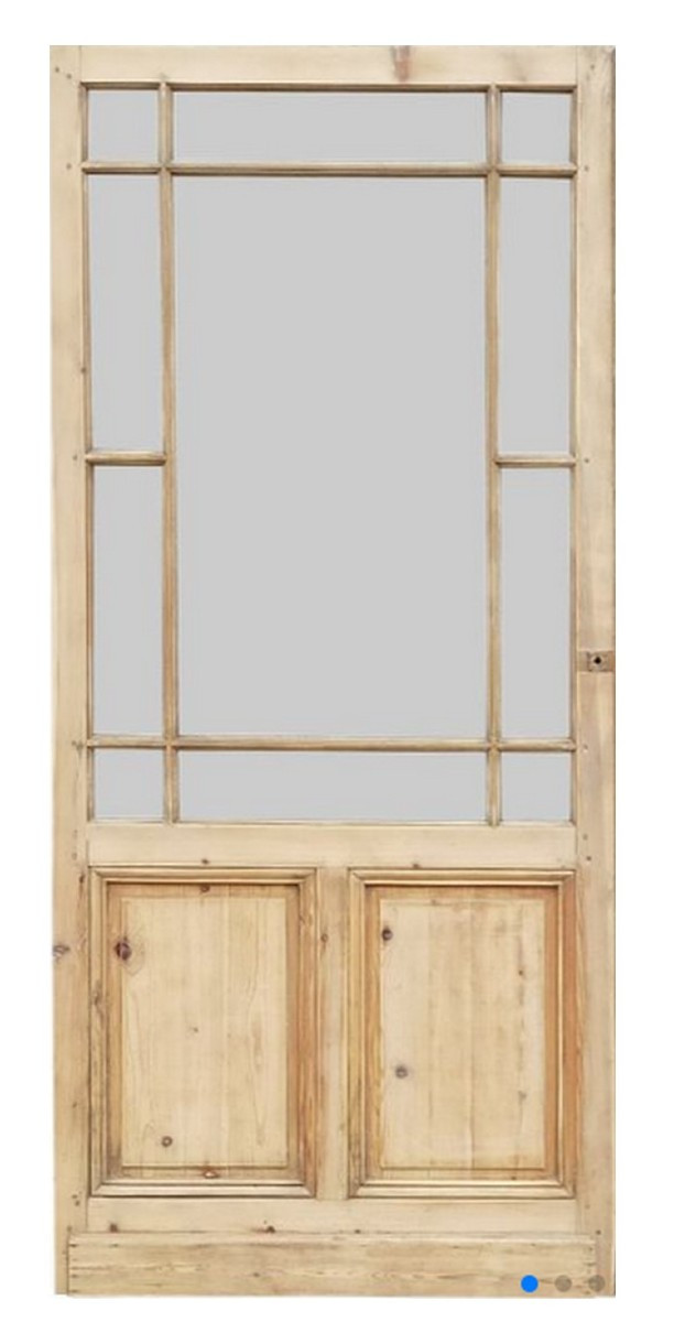 Two Old Large Glass Doors From Shop Store Glass Partition Installation Pocket Door Workshop-photo-2