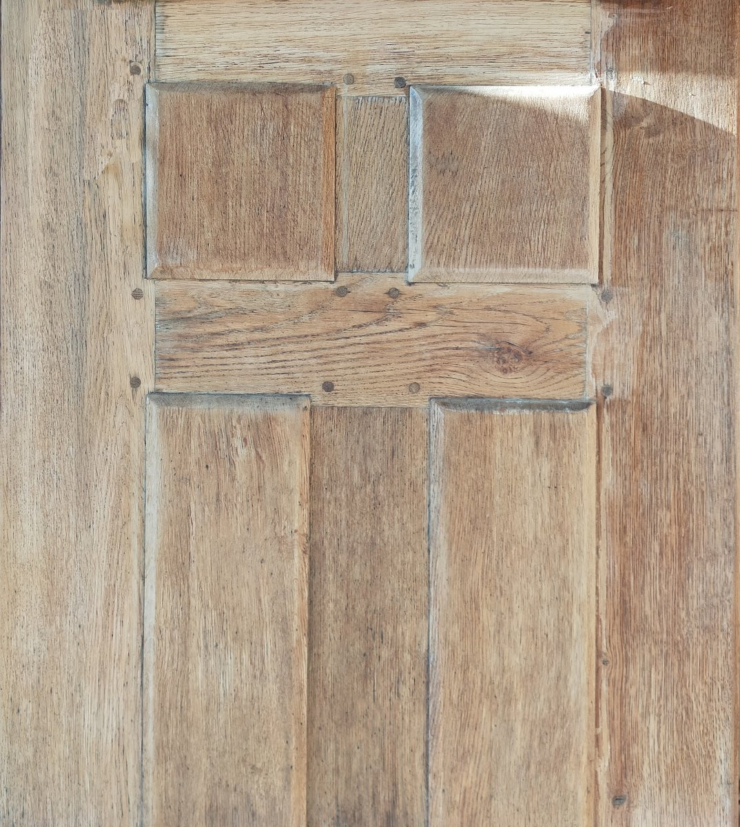 Vintage Oak-paned Glazed Front Door-photo-4