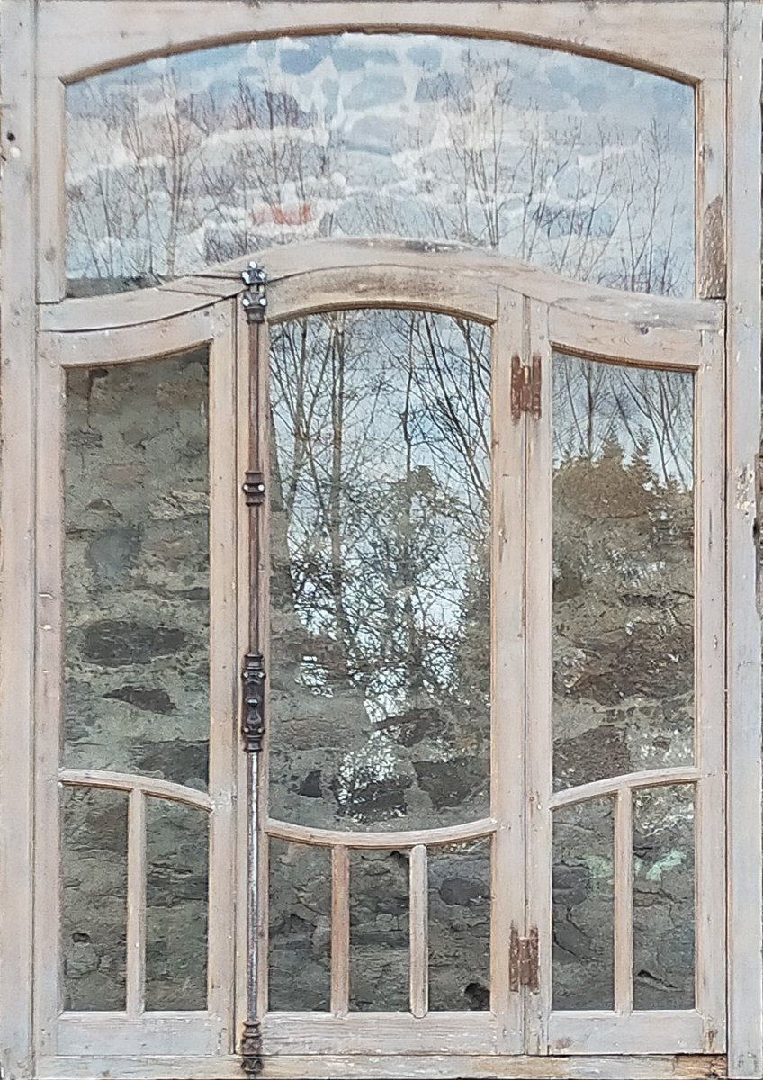 Antique Art Deco Window, Glass Partition Doors-photo-2