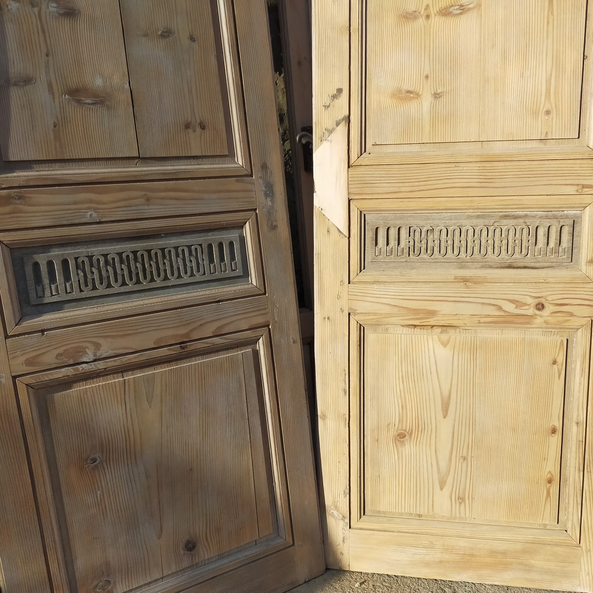 Paire de portes anciennes de communication Epoque Directoire-photo-2
