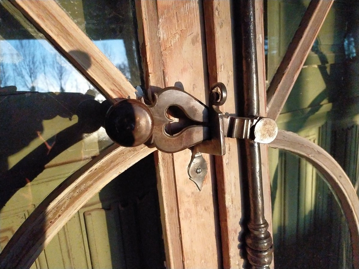 Porte Fenêtre Ancienne De Château XIXème Orangerie Atelier Loft Porte-photo-2